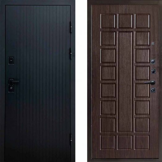 Входная дверь Termo-door Твист Black style - Престиж Венге
