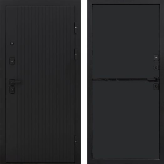 Входная дверь Termo-door Твист Black style - Нео Black