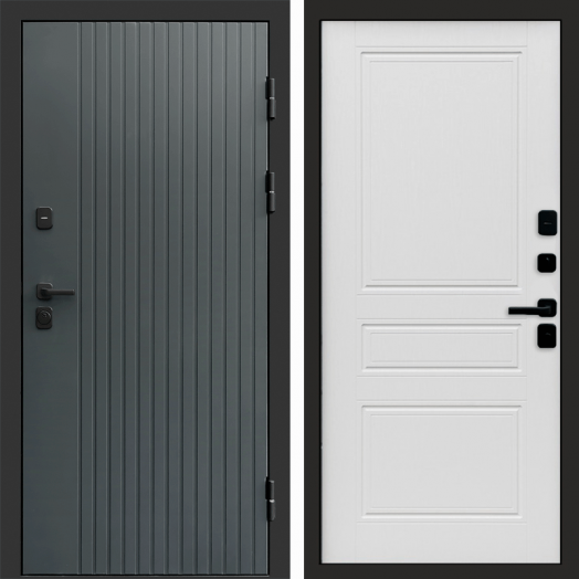 Входная дверь Termo-door Твист Грей style - Классика Лиственница