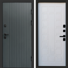 Входная дверь Termo-door Твист Грей style - Престиж Белое дерево