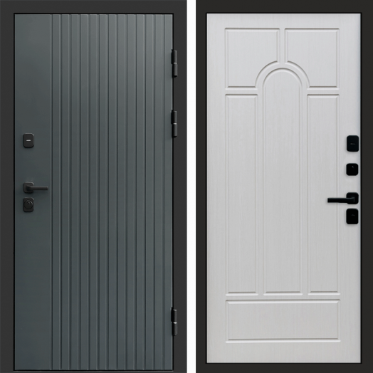 Входная дверь Termo-door Твист Грей style - Арка Лиственница