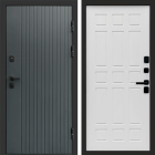 Входная дверь Termo-door Твист Грей style - Спарта Белое дерево