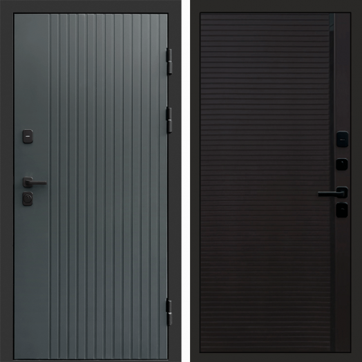 Входная дверь Termo-door Твист Грей style - Porte black