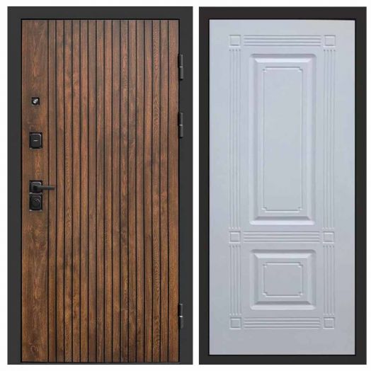 Входная дверь Termo-door Твист Дуб style - Мадрид Белый софт