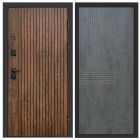 Входная дверь Termo-door Твист Дуб style - Мастино Бетон темный