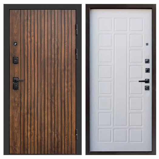 Входная дверь Termo-door Твист Дуб style - Престиж Белое дерево