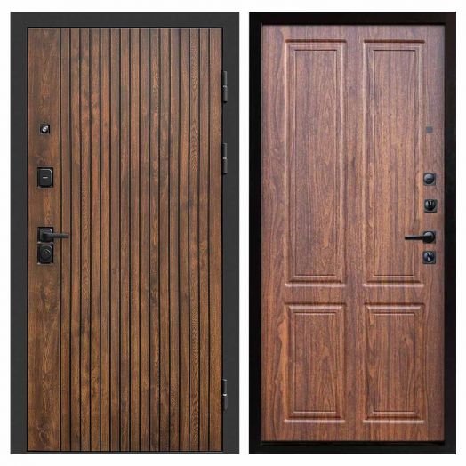 Входная дверь Termo-door Твист Дуб style - Орех стандарт