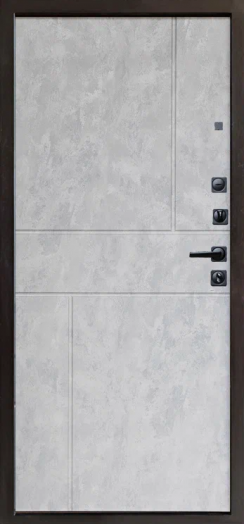 Входная дверь Termo-door Твист Дуб style - Горизонт Бетон светлый