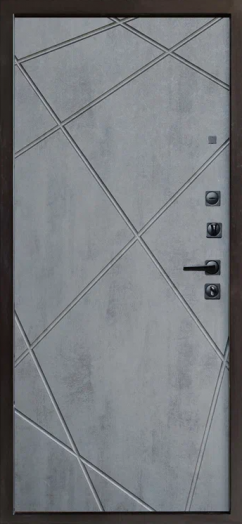 Входная дверь Termo-door Твист Дуб style - Лучи Бетон темный