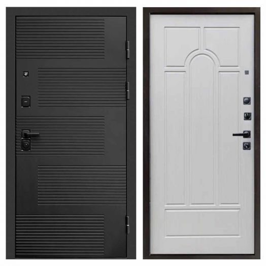 Входная дверь Termo-door Фаворит Black - Арка Лиственница