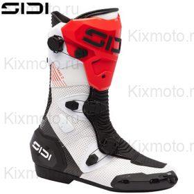 Мотоботы Sidi Mag 2 Air, бело-чёрно-красные