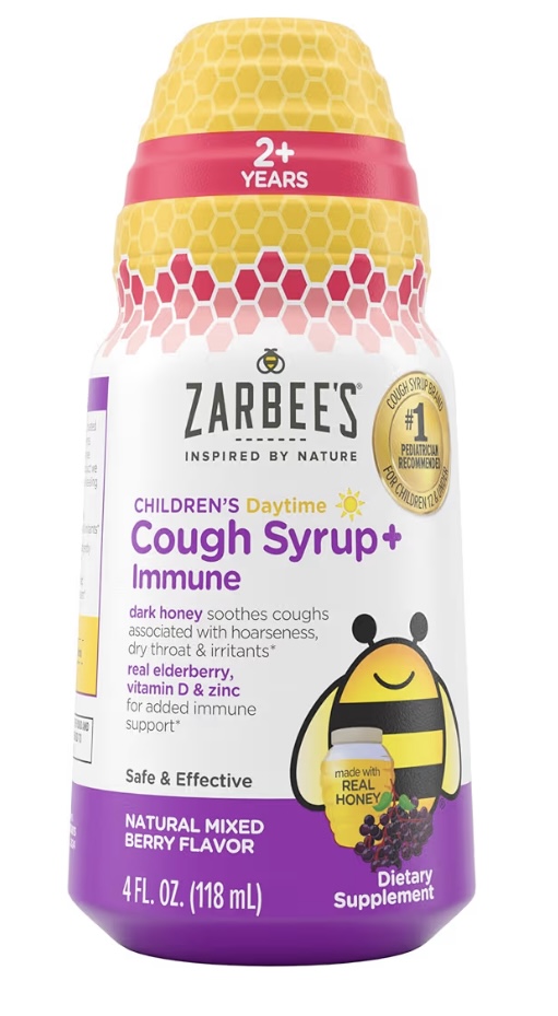 Сироп от кашля Zarbee’s с укреплением иммунитета