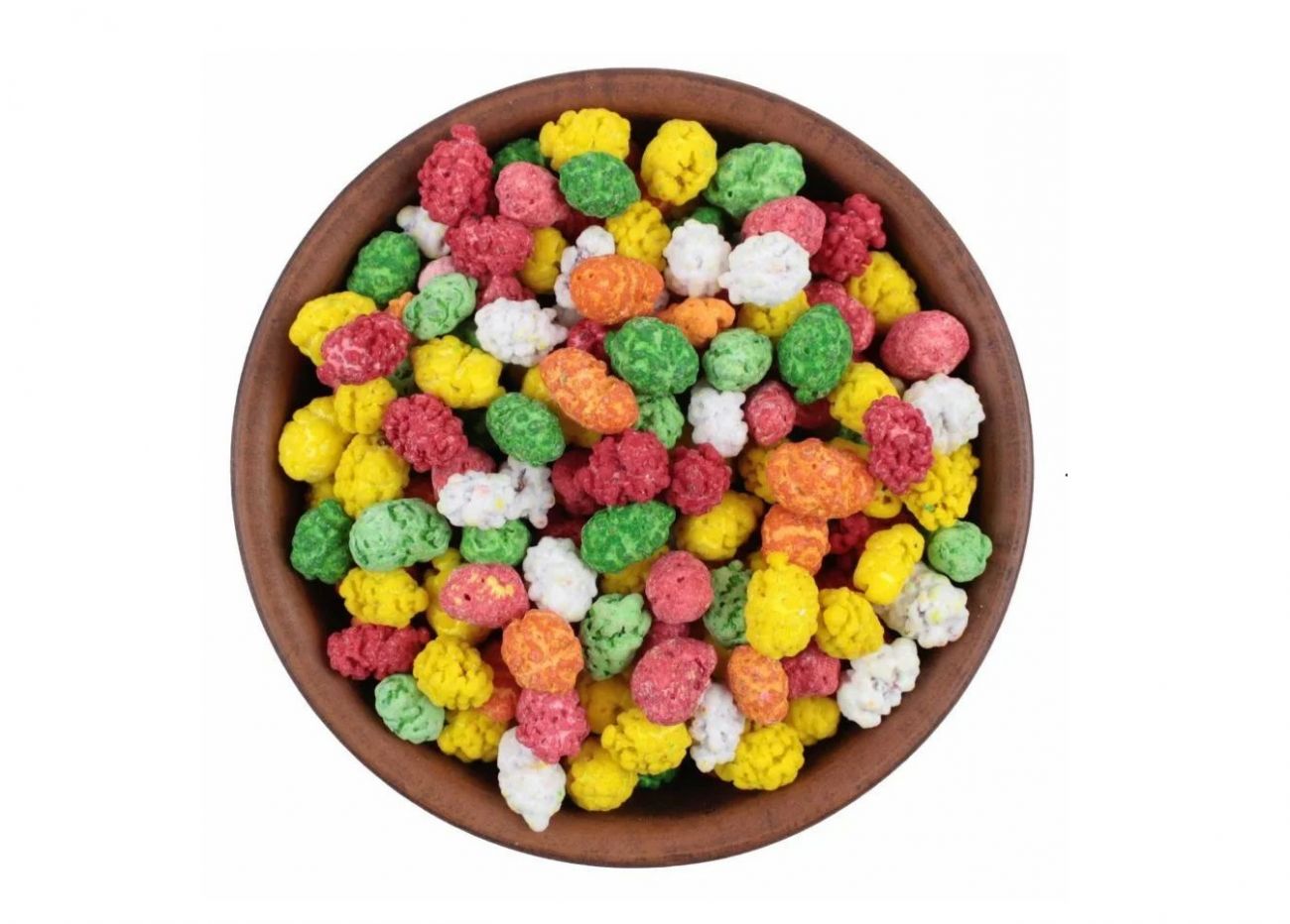 Арахис в цветном сахаре