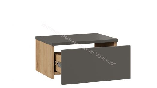 Тумба универсальная Тип 1 Графит Серый/Дуб Крафт Золотой