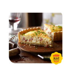 Жар Киш с колбасой