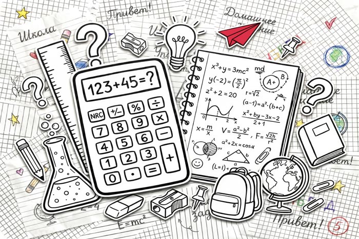 Фон стена "School wall №45"