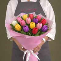 Тюльпаны микс в упаковке (от 11 шт)