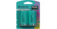 батарейка DEFENDER Power Pulse LR20 2BL, 2/20/100