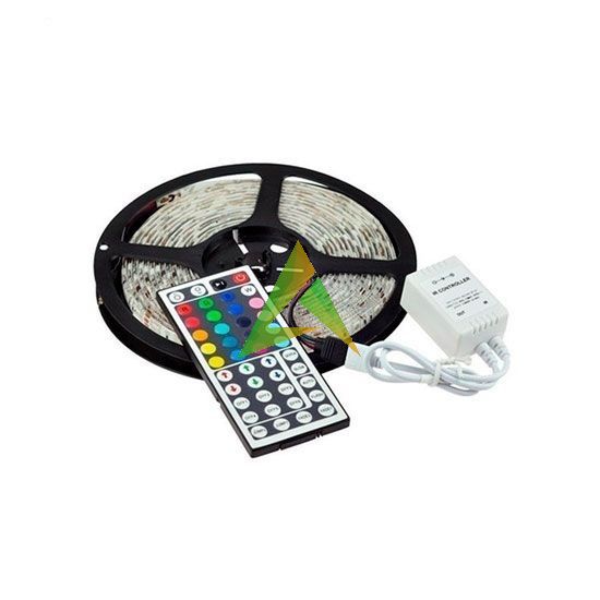 Светодиодная лента RGB LUX, IP67 (комплект) 5м