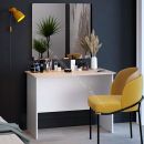 Стол письменный тип 14 (1000) Дуб Сонома, Белый Ясень