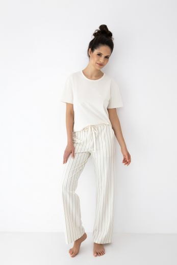 Комплект домашней одежды женский SENSIS Soleil, футболка, брюки, белый