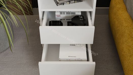 Тумба выкатная Тип 14 Белый Ясень