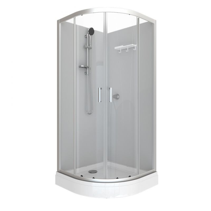 Душевая Кабина Triton Прайм-Сатин 90х90 А, низкий поддон, без крыши DK457