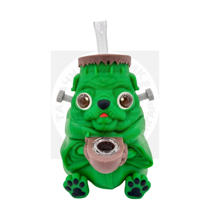 Бонг 16см "Зомби Мопс" от компании "Есть Че?" дизайн сувенирной продукции