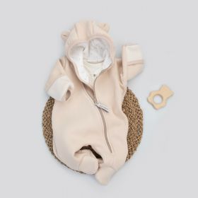 Комбинезон "Новый Пикколино-1", футер, светло-бежевый