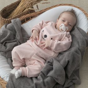 Комплект свитшот+штаны "Пикколино-3", футер, розовая пудра