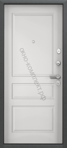 DELTA -100 (черный шелк,DL-2 / КТ Белый,D25-Магнитный уплотнитель / Порог из нержавеющей стали )