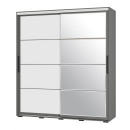 Шкаф-купе Крафт-6 (ш1962*г591*в2176мм),графит.