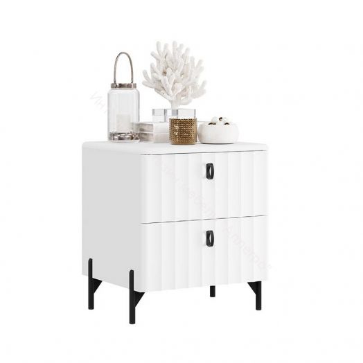 Тумба прикроватная «Тиффани» - 407.002.000 Белый Жемчуг, Белый софт