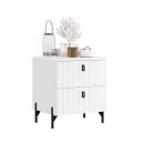 Тумба прикроватная «Тиффани» - 407.002.000 Белый Жемчуг, Белый софт