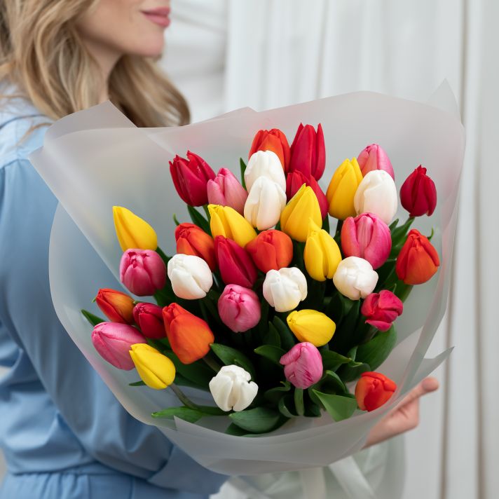 Букет тюльпанов МИКС