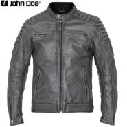 Мотокуртка John Doe Storm, серая с перфорацией
