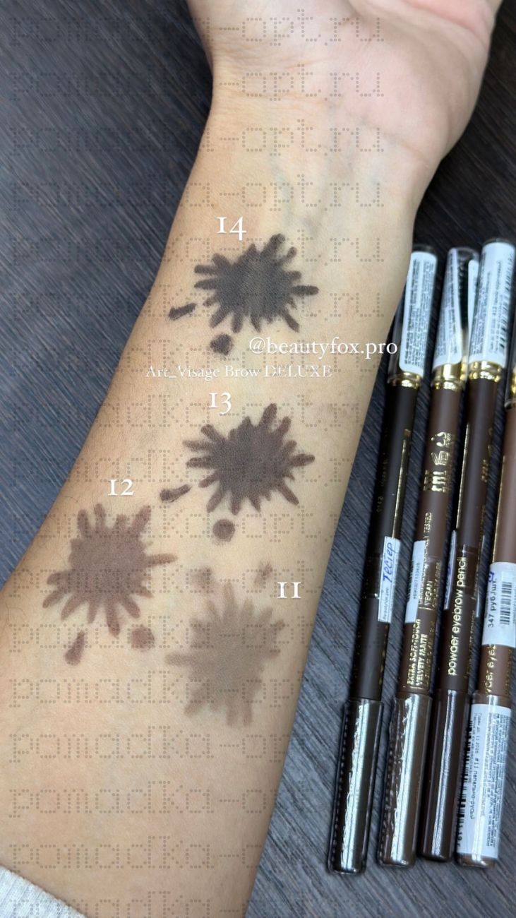 Art visage Карандаш для глаз , запеченый стержен теней