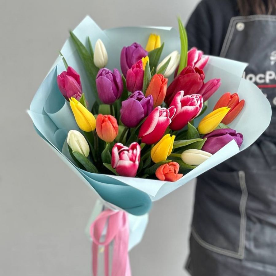 Тюльпан разноцветный 15 шт.