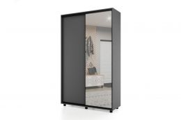 Шкаф-купе -PRIME 2-хдвер. ОР12-6.ZD (ш1200*г600*в2300мм),темно-серый