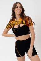 Костюм 67077 [черный+оранжевый водросли]