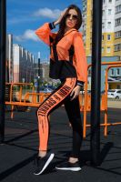 Комплект 8133 толстовка+топ [розовый]