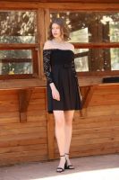 Платье ПЭр014 [черный]