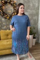 Платье 8198 [индиго]