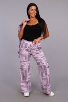 Брюки 36562 [сиреневый]