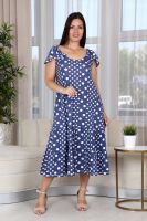Сарафан 9151 [горох джинс]