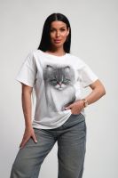 85667 футболка женская [белый]