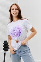 Футболка 67079 [белый+букет]