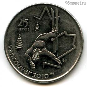 Канада 25 центов 2008