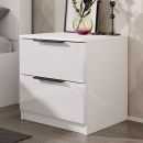 Тумба прикроватная «Тесса» - 201.003.000 Белый Жемчуг, Белый глянец