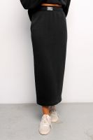 Юбка длинная макси с разрезом 388BLK [черный]